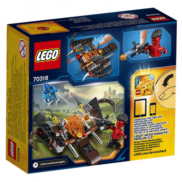 Конструктор LEGO Nexo Knights 70318 Шаровая ракета во Владикавказе