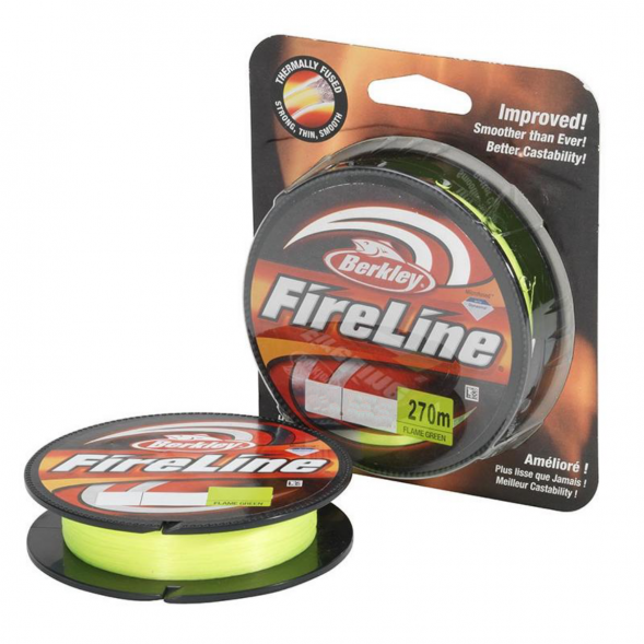 Леска Berkley FireLine 0,12mm 6,8kg 270m, Flame Green (зелёный неон) во Владикавказе