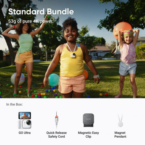 Экшн-камера Insta360 GO Ultra Standard Bundle, White во Владикавказе