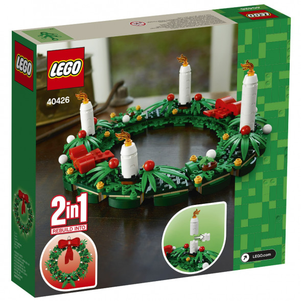 Конструктор LEGO 40426 Сувенирный набор «Рождественский венок» 2 в 1 во Владикавказе