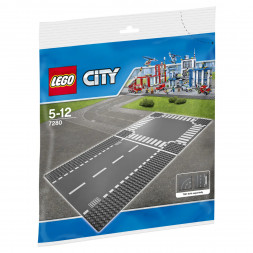 Конструктор LEGO City 7280 Прямая дорога и перекрёсток