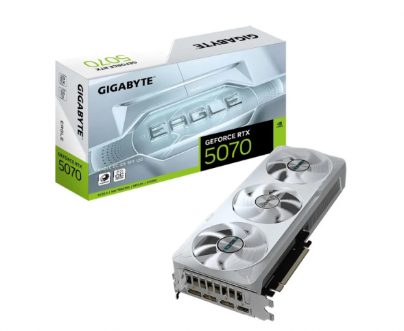 Видеокарта Gigabyte RTX 5070 EAGLE OC ICE SFF 12G, 12 Гб GDDR7 во Владикавказе