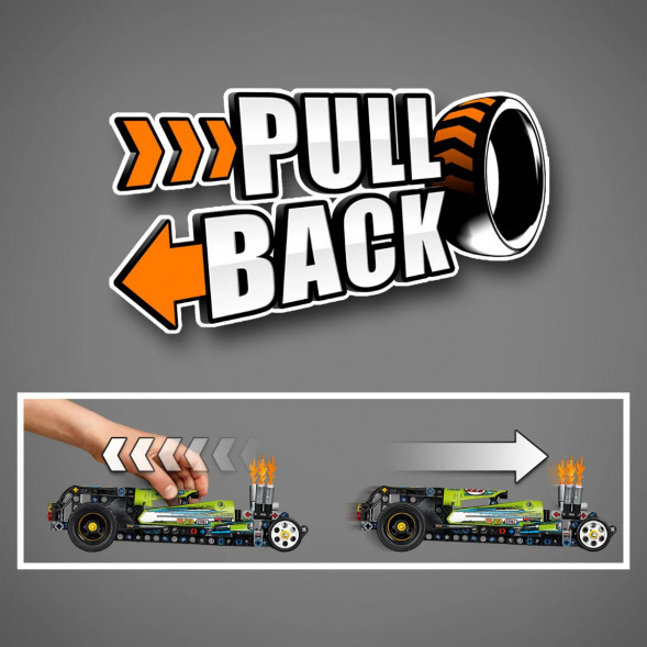 Конструктор LEGO Technic 42103 Драгстер во Владикавказе
