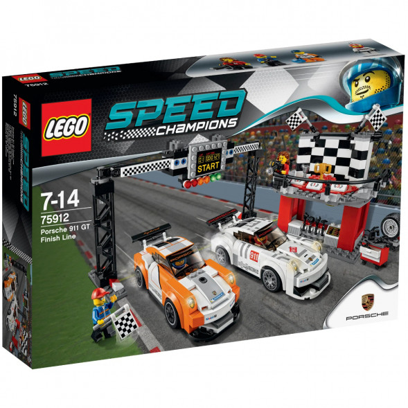 Конструктор LEGO Speed Champions 75912 Финишная линия гонки Porsche 911 GT во Владикавказе