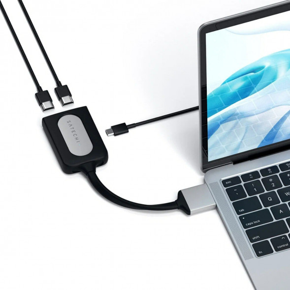 Адаптер Satechi USB-C Dual 4K HDMI Adapter (2xHDMI, USB Type-C) во Владикавказе