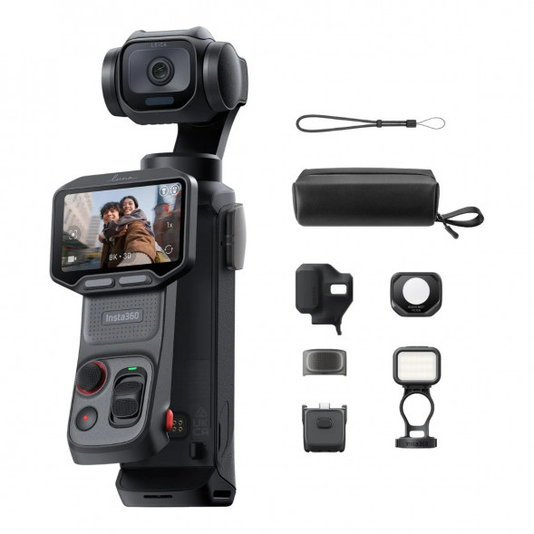 Экшн-камера Insta360 Luna Pro Fill Light Bundle, Cosmic Black во Владикавказе