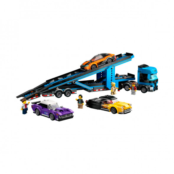 Конструктор LEGO City 60408 Грузовик-автовоз со спортивными автомобилями во Владикавказе