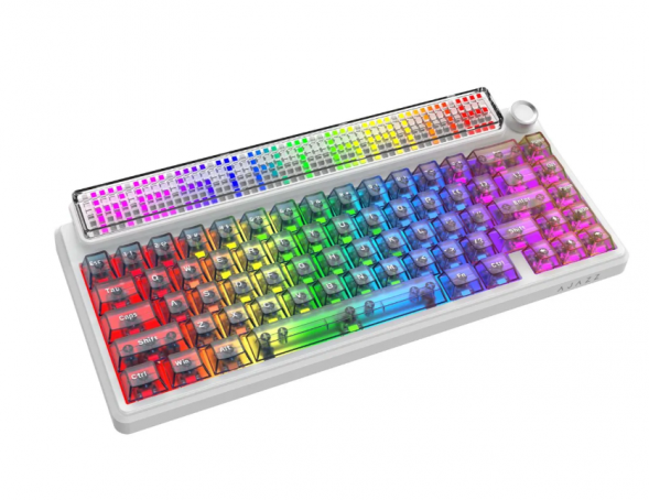 Беспроводная игровая механическая клавиатура Ajazz Pixel 68, 8K, Hot-Swap, RGB, с матричным LED экраном во Владикавказе