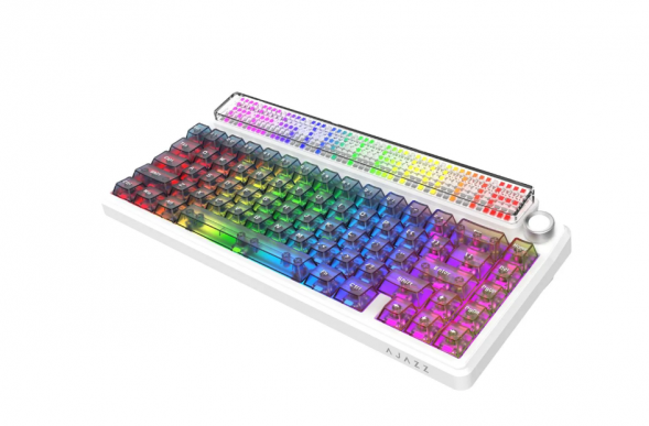 Беспроводная игровая механическая клавиатура Ajazz Pixel 68, 8K, Hot-Swap, RGB, с матричным LED экраном во Владикавказе