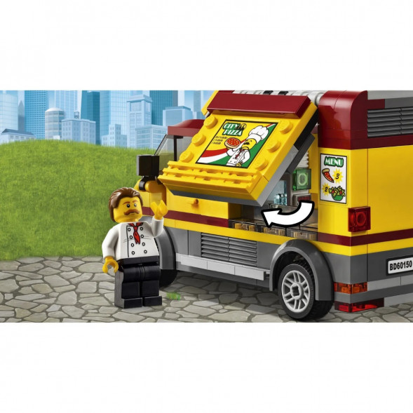Конструктор LEGO City Great Vehicles 60150 Фургон-пиццерия во Владикавказе