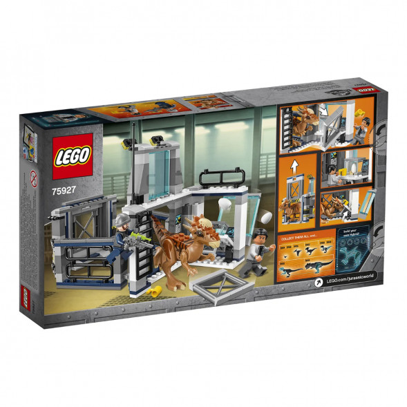 Конструктор LEGO Jurassic World 75927 Побег стигимолоха из лаборатории во Владикавказе