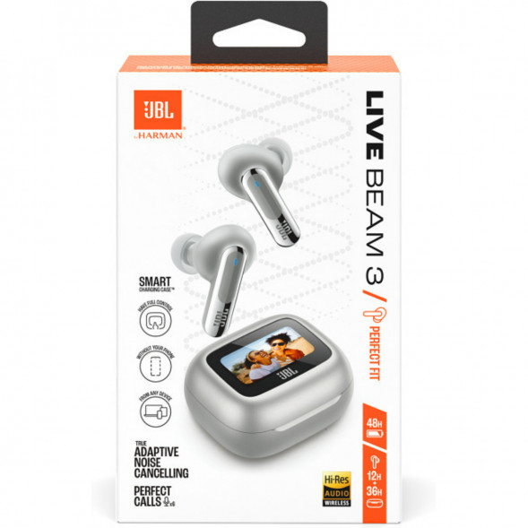 Беспроводные наушники JBL Live Beam 3, Silver во Владикавказе