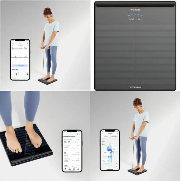 Умные весы Withings Body Scan, Black во Владикавказе