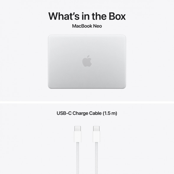 Ноутбук Apple MacBook Neo MHFA4 (A18 Pro 5-Core GPU, 8/256GB), Серебристый/Silver во Владикавказе