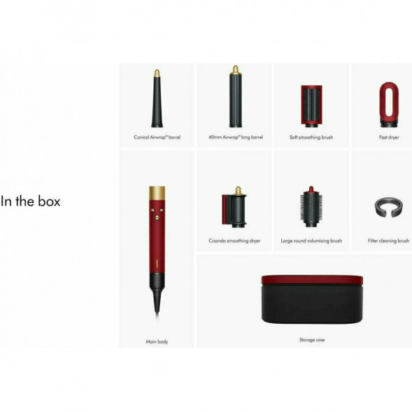 Стайлер Dyson Airwrap i.d. HS08 Straight+Wavy, Red Velvet/Gold (596927-01) во Владикавказе