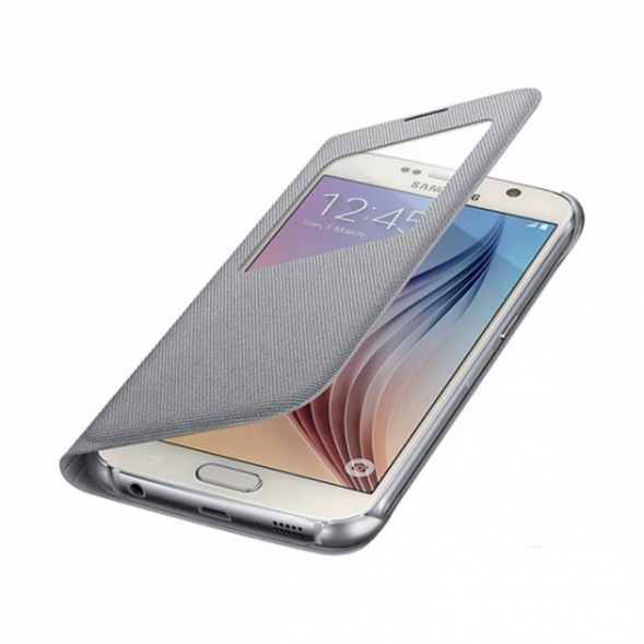 Чехол для Samsung Galaxy S6 S-View Cover (EF-CG920BSE), Silver во Владикавказе