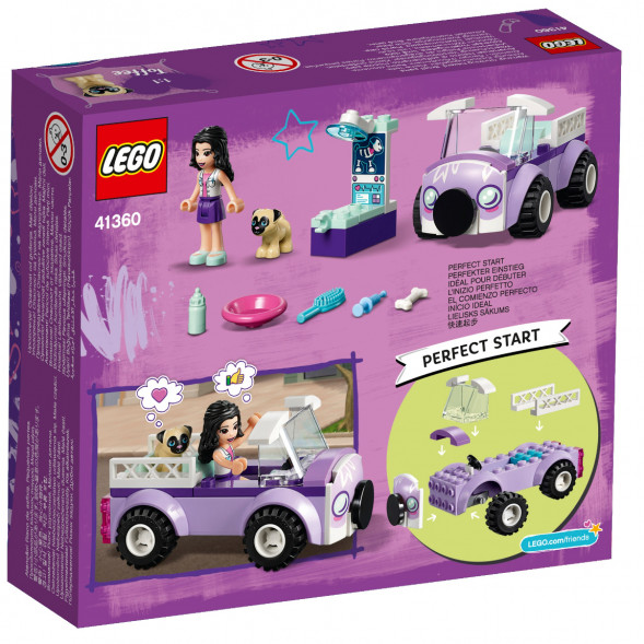 Конструктор LEGO Friends 41360 Передвижная ветклиника Эммы во Владикавказе