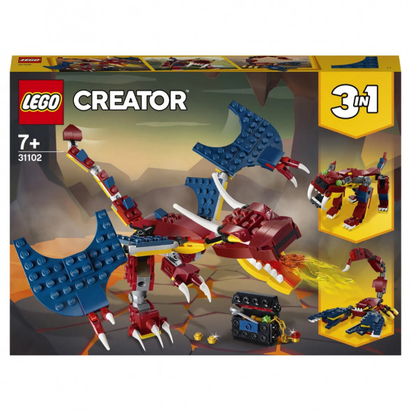 Конструктор LEGO Creator 31102 Огненный дракон во Владикавказе