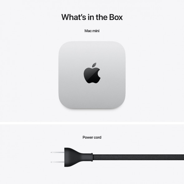 Компьютер Apple Mac mini M4 2024 (MU9D3) (10 Core GPU, 16ГБ, 256ГБ SSD, Apple, macOS), серебристый во Владикавказе