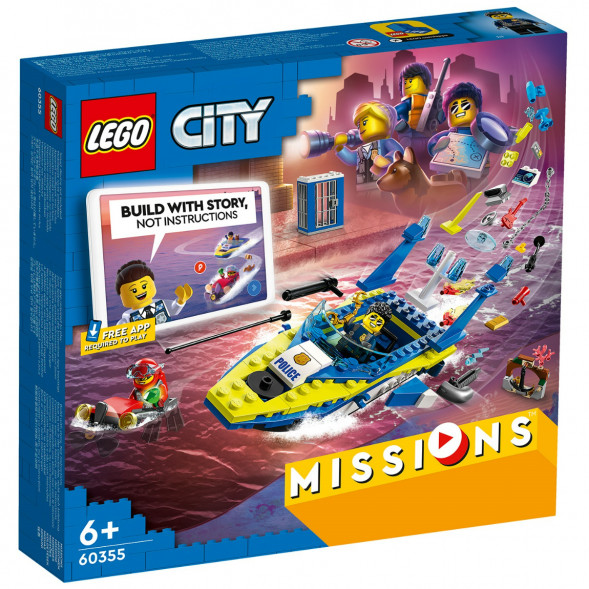 Конструктор LEGO City 60355 Детективные миссии водной полиции во Владикавказе