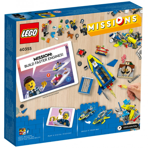Конструктор LEGO City 60355 Детективные миссии водной полиции во Владикавказе