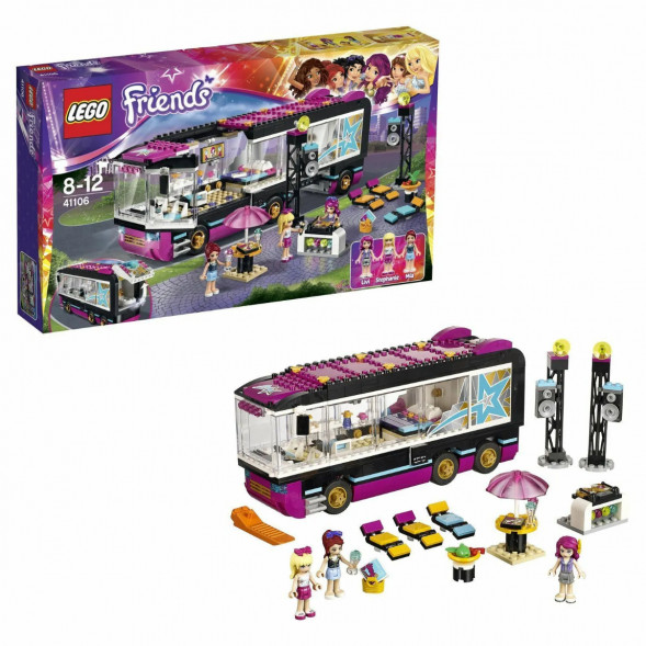 Конструктор LEGO Friends 41106 Поп звезда: гастроли во Владикавказе