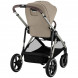 Детская коляска Cybex Gazelle S TPE Almond Beige с корзиной и дождевиком во Владикавказе