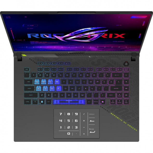 Ноутбук ASUS ROG Strix G16 G614FM-WS94 (16&amp;quot;, IPS, AMD Ryzen 9 9955HX 2.5ГГц, 16 ядер, 16ГБ DDR5, 1ТБ SSD, NVIDIA GeForce RTX 5060 8 ГБ, Windows 11 Home), серый во Владикавказе