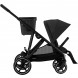 Детская коляска Cybex Gazelle S BLK Moon Black с корзиной и дождевиком во Владикавказе
