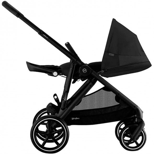 Детская коляска Cybex Gazelle S BLK Moon Black с корзиной и дождевиком во Владикавказе