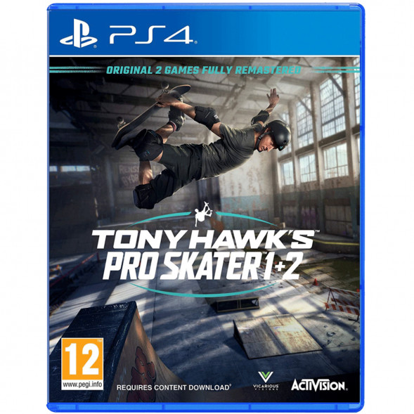 Игра Tony Hawk&amp;#039;s Pro Skater 1 + 2 [PS4, английская версия] во Владикавказе