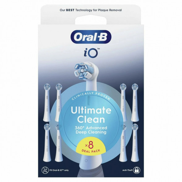 Сменные насадки Oral-B iO Series Ultimate Clean 360, 8 шт., белый во Владикавказе