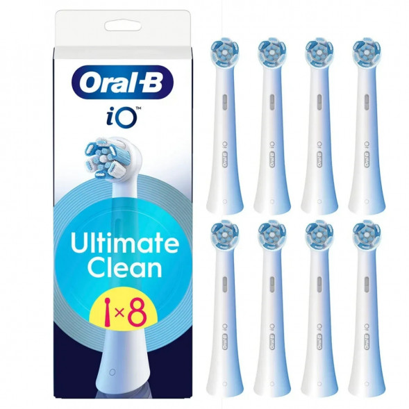 Сменные насадки Oral-B iO Series Ultimate Clean 360, 8 шт., белый во Владикавказе