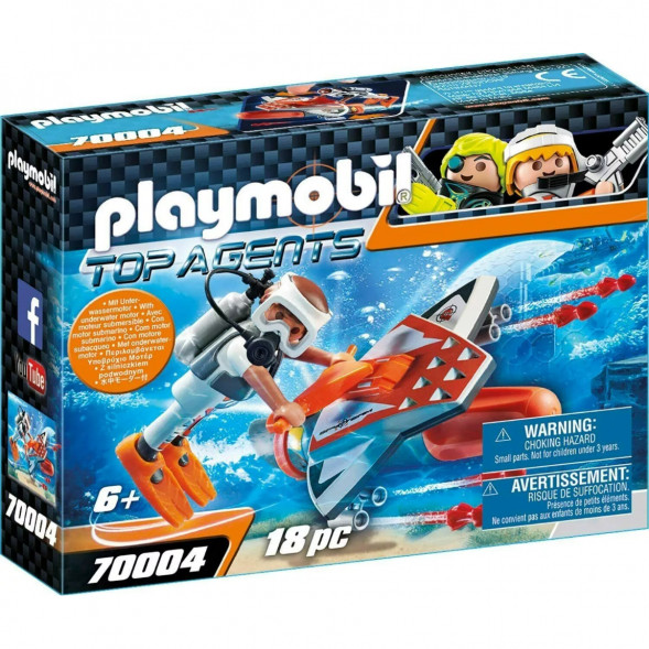 Конструктор Playmobil Top Agents 70004 Подводное крыло шпионской команды во Владикавказе