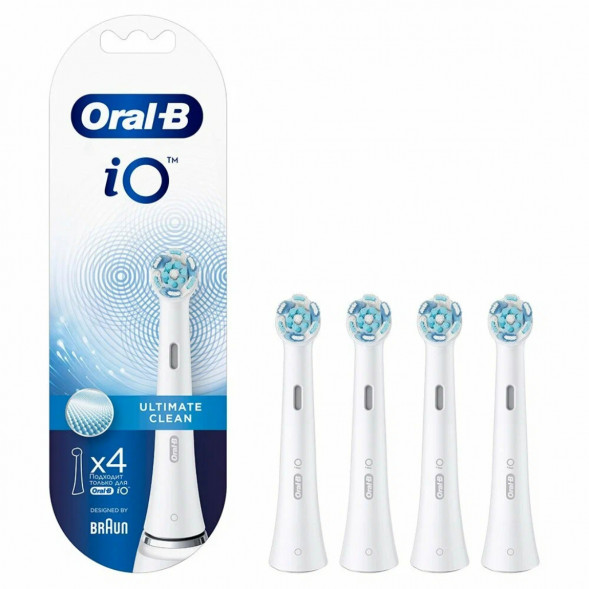 Насадка для электрической зубной щетки Oral-B iO Ultimate Clean White, 4 шт. во Владикавказе