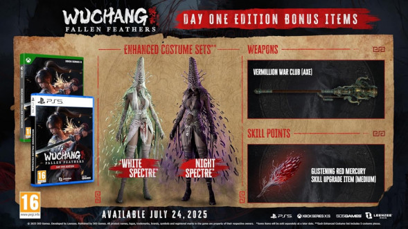 Игра Wuchang: Fallen Feathers. Day One Edition [PS5, русские субтитры] во Владикавказе