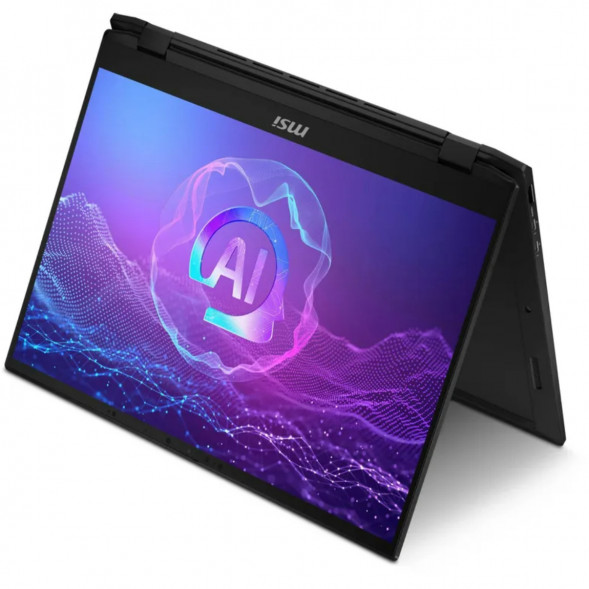Ноутбук трансформер MSI Summit 16 AI Evo A2HMTG-057RU (16&amp;quot;, IPS, Intel Core Ultra 7 255H 2ГГц, 16 ядер, 16ГБ LPDDR5, 1ТБ SSD, Intel Arc 140T, Windows 11 Home), черный во Владикавказе
